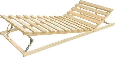 Polohovateľný latkový rošt v ráme Natural HN 90x200, 15 lát%