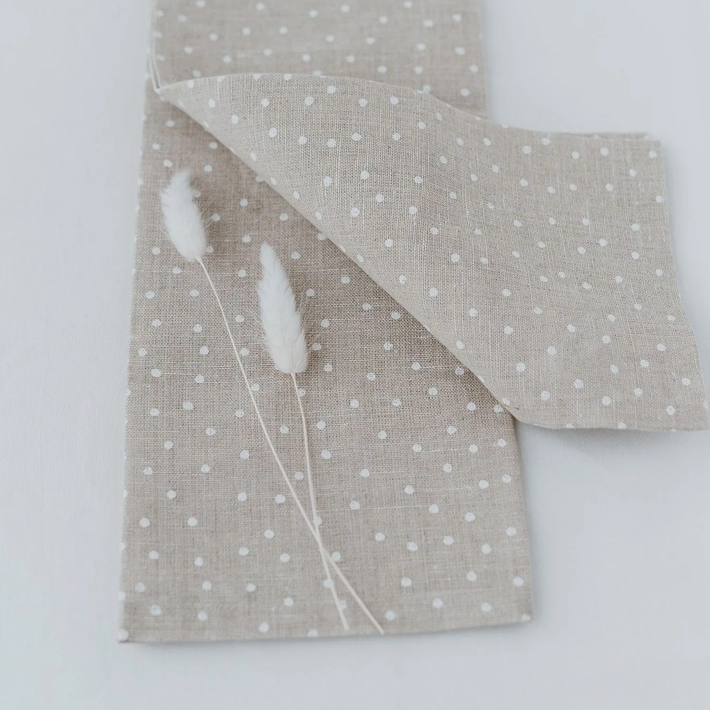 Eulenschnitt Ľanová utierka Natural Dots – set 2 ks