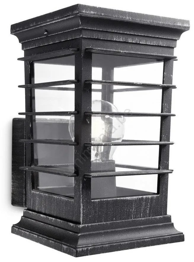 Philips 15280/54/PN - Vonkajšia nástenná lampa MyGarden PATIO 1xE27/60W/230V IP44