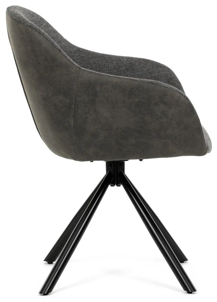 Sada jedálenských stoličiek s vratným mechanizmomDCH-Y1143 GREY2, 2 ks