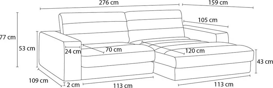 Taupe zamatová rohová pohovka (pravý roh/s leňoškou) Sierra – Bobochic Paris
