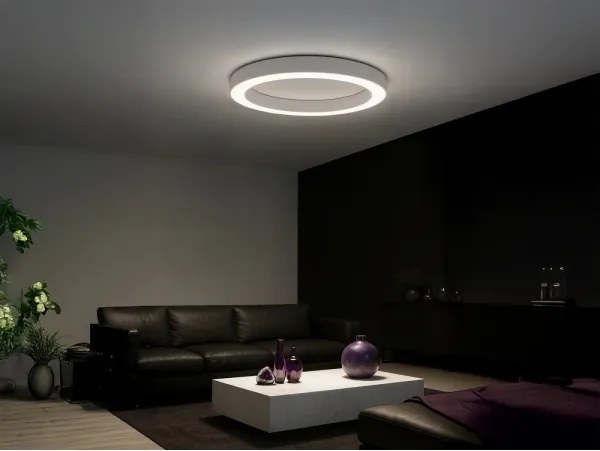 LED Stropné svietidlo LED/115W/230V 3000/4000/6500K pr. 120 cm biela