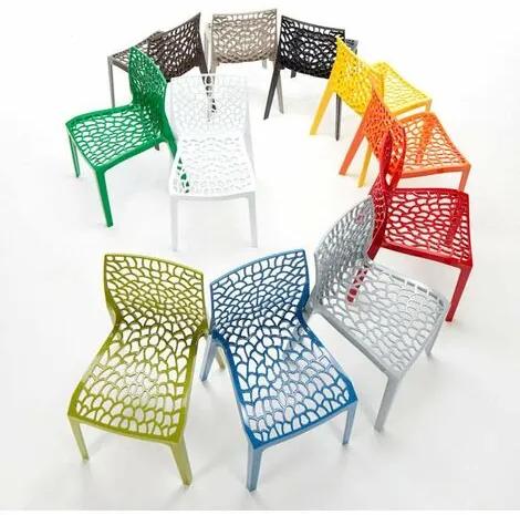 Stima Plastová stolička GRUVYER Odtieň: Verde brilliante - zelená