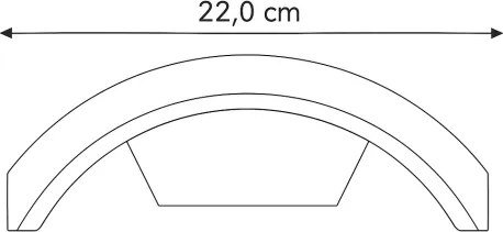 Brilagi - LED Vonkajšie nástenné svietidlo ARCELO LED/8W/230V IP54