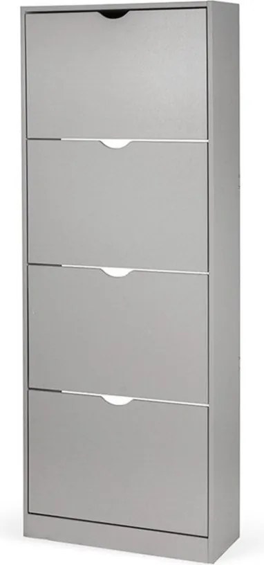 Sivá výklopná skrinka na topánky 60x157x24 cm Stelo – Bonami Essentials