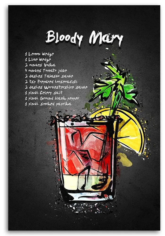 Gario Obraz na plátne Koktail Bloody Mary - Gab Fernando Rozmery: 40 x 60 cm