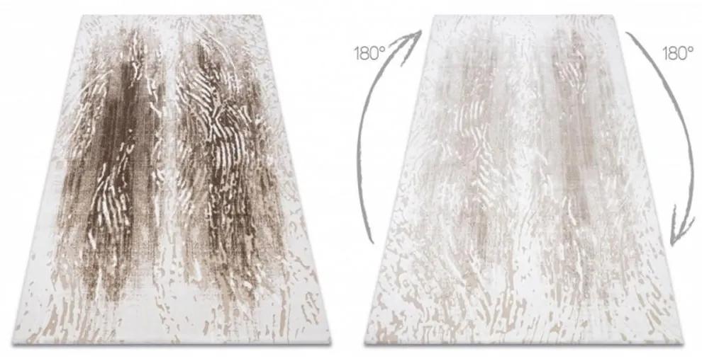Luxusný kusový koberec akryl Dora krémový 80x300cm