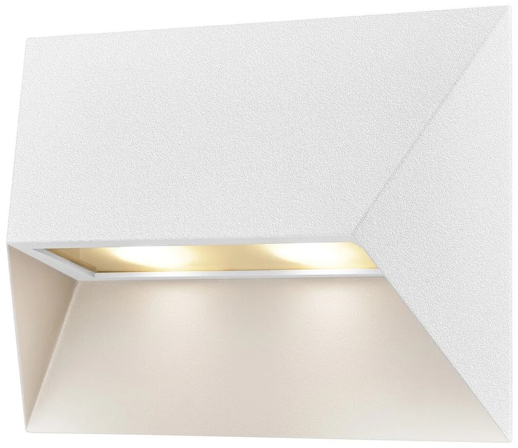 Nordlux Biele fasádne svietidlo Pontio 27 pre žiarovku 2x GU10 IP54 2218191001
