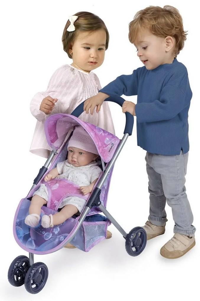 Rappa DeCuevas 90276 Športový kočík pre bábikyMagic Bubble 2024 - 55 cm