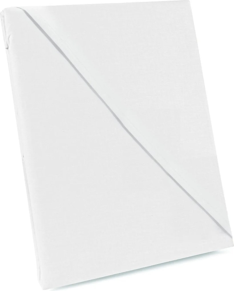 BAVLNENÉ PRESTIERADLO 205X220 CM BIELE