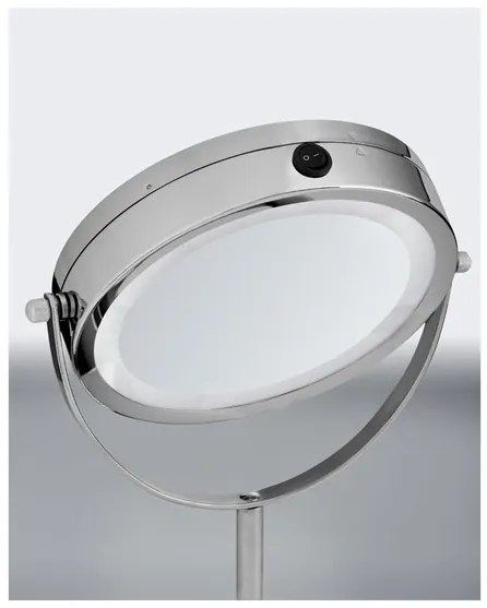 LIVARNO home Kozmetické LED zrkadlo (chróm)  (100352476)