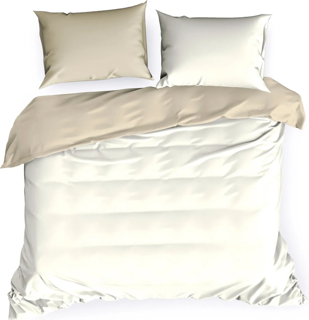 SATÉNOVÉ OBLIEČKY NOVA3 140X200 CM, 1KS 70X80 CM DVOJFAREBNÉ