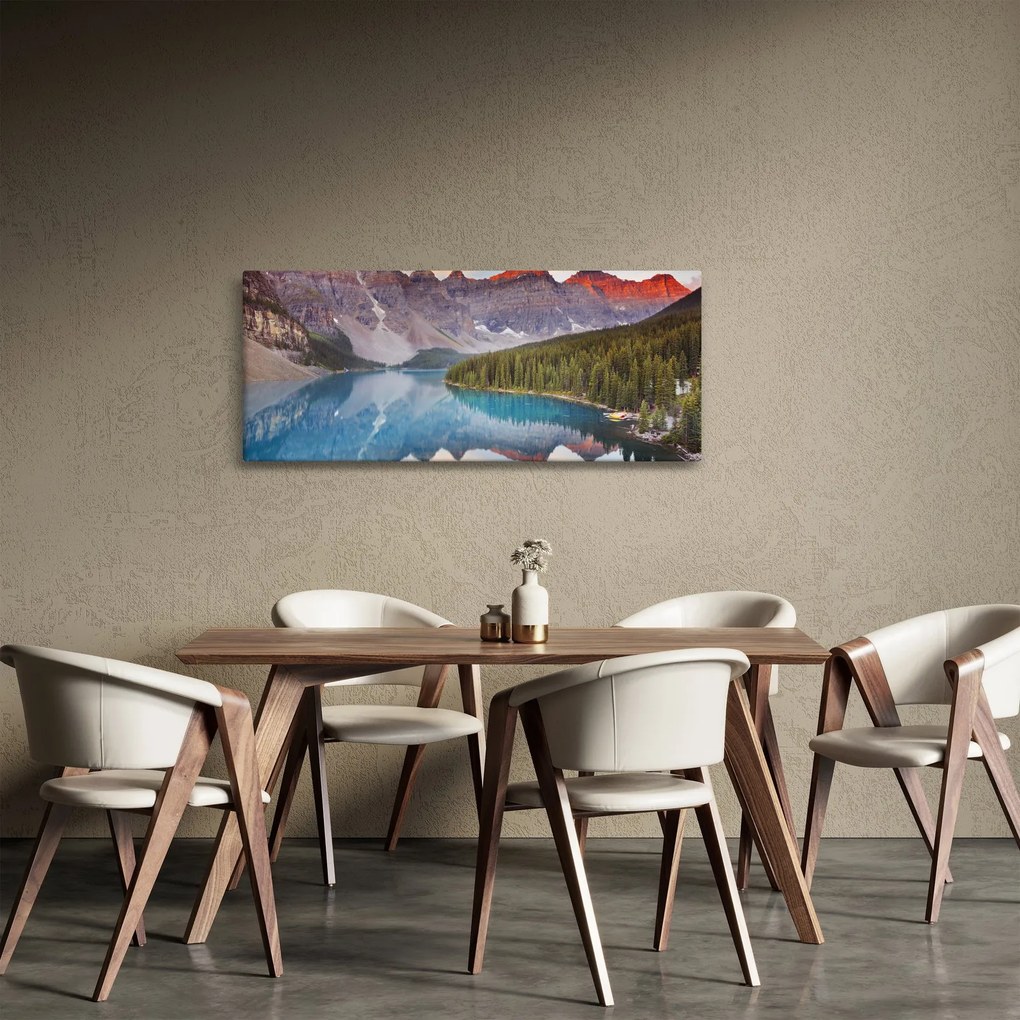 Obraz - Horská kanadská krajina (120x50 cm)
