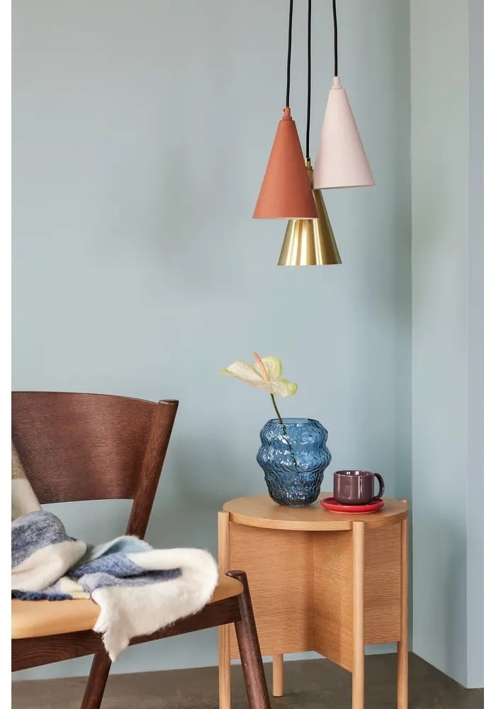 Tmavohnedé kreslo Oblique – Hübsch