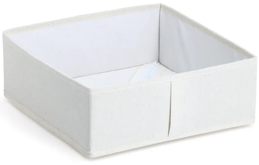 Zeller Present Organizér na spodnú bielizeň, WHITY, štvorec, 30x30x11 cm