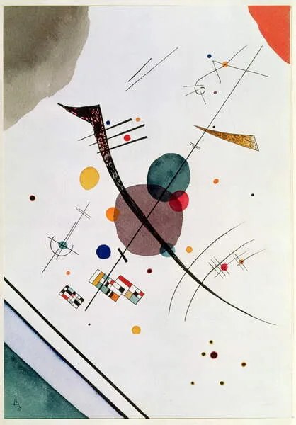 Kandinsky, Wassily - Umelecká tlač 1923, (26.7 x 40 cm)