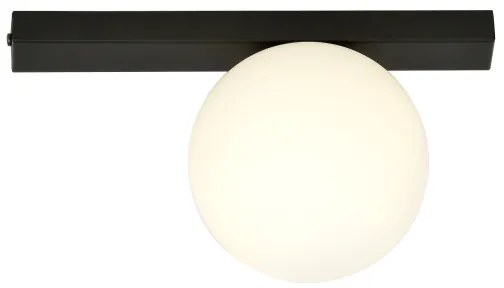 Stropné svietidlo FIT 1xE14/10W/230V čierna/biela