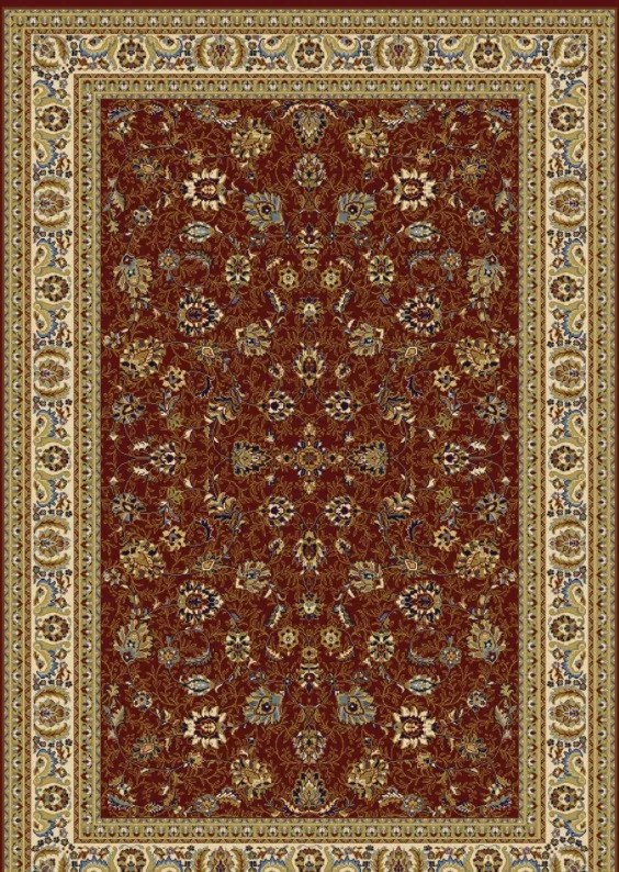 Oriental Weavers, Kusový koberec Kendra 170 / DZ2P, 133x190, červená, chodba / predsieň