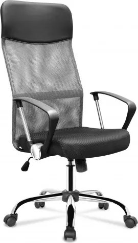 MI Kreslo LINCOLN čierno-sivé