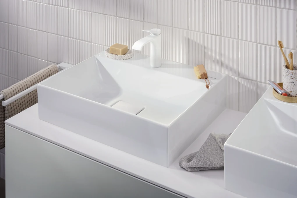 Hansgrohe AddStoris, držiak na uterák dvojramenný, matná biela, HAN-41770700