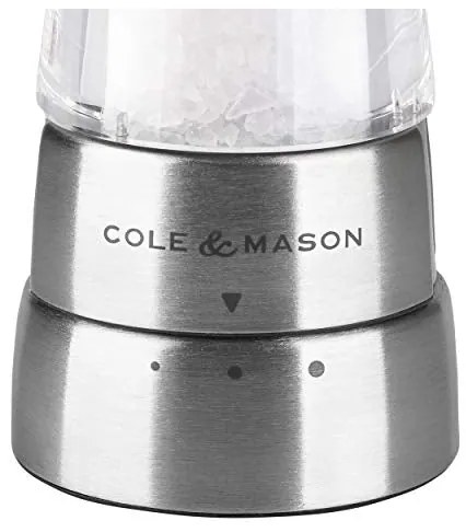 Cole&Mason - Sada mlynčekov na soľ a korenie DERWENT 2 ks 19 cm lesklý chróm