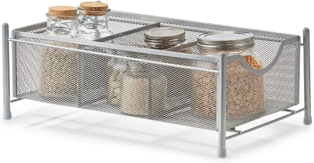 Zeller Present Organizér, zásuvka s 3 priehradkami, sivá mriežka, MESH