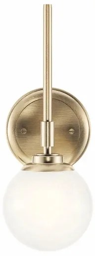 Kichler KL-BENNO1-CPZ - LED Kúpeľňové svietidlo BENNO 1xG9/3W/230V IP44 mosadz