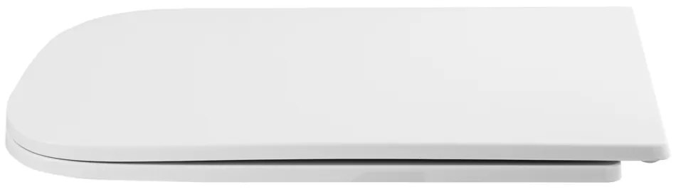 Gamma Venice, toaletné WC sedátko 435x362mm z duroplastu s pomalým zatváraním, biela, GMA-VENICE