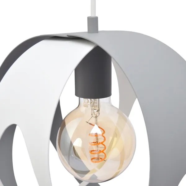 Luster na lanku MOONLIGHT 1xE27/15W/230V šedá