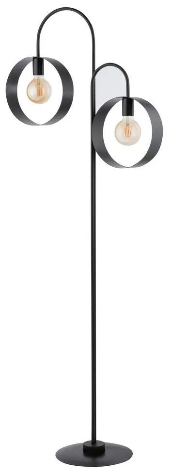 Sigma Stojacia lampa HAPPY 2xE27/60W/230V čierna SI0047