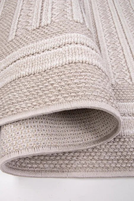 Koberec LENA E571A svetlohnedý / béžový