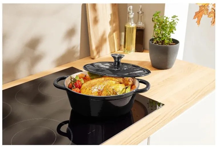 Silvercrest®  Liatinový pekáč, 3 l (čierna)  (100393109)