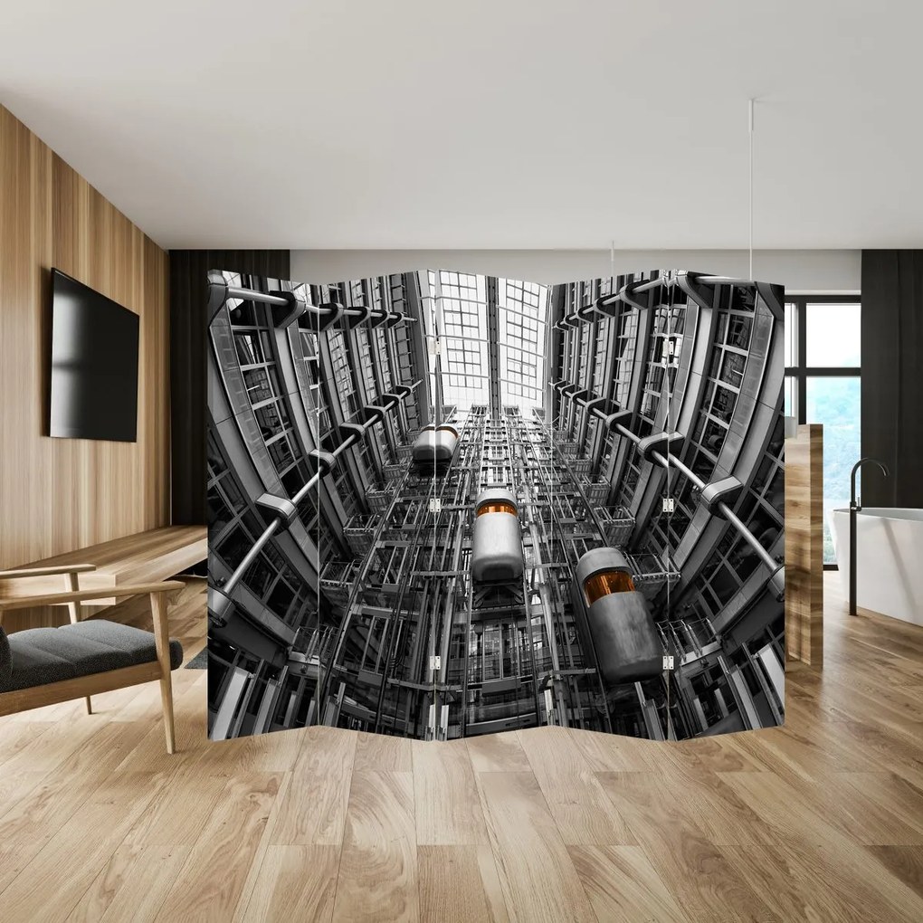 Paraván - Výťah v budove (210x170 cm)