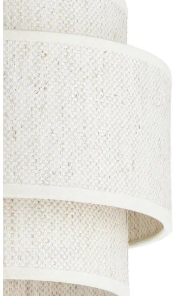 Luster na lane BOHO 1xE27/60W/230V pr. 20 cm biela