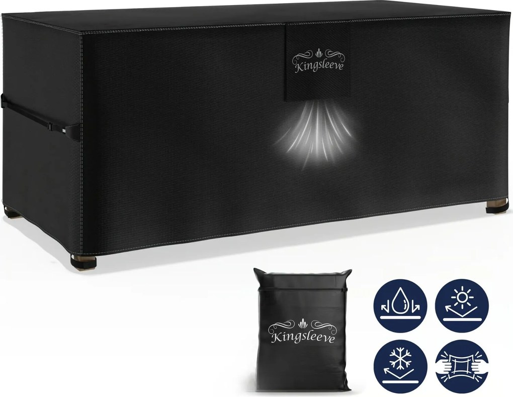 Ochranná plachta na pivný set BEER COVER, 180x90x74cm, antracitová Kingsleeve