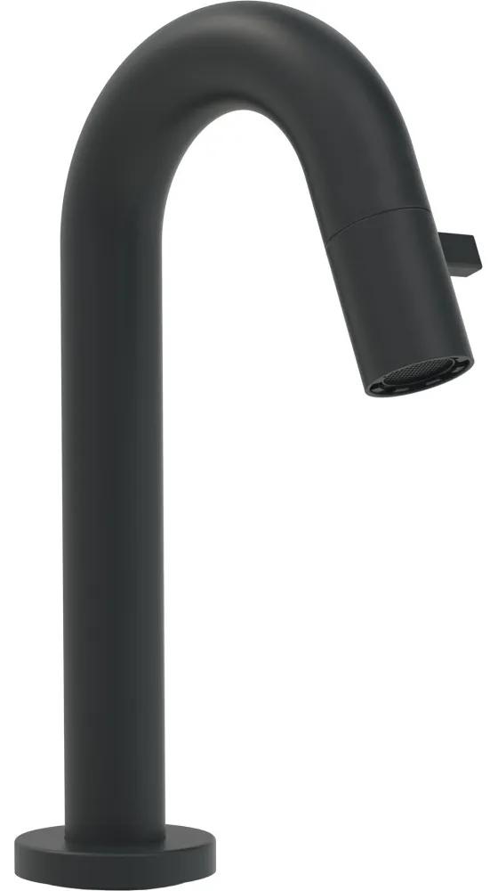 HANSA Nova Style umývadlový stojankový ventil, výška výtoku 118 mm, matná čierna, 5093810133