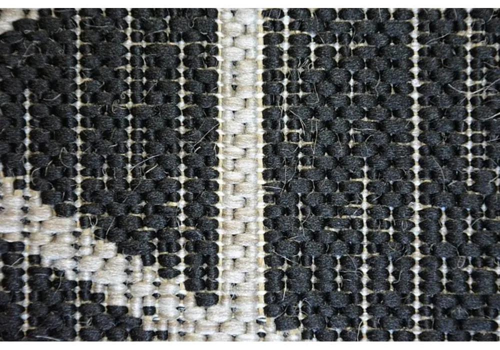 Kusový koberec Taros čierny 60x110cm