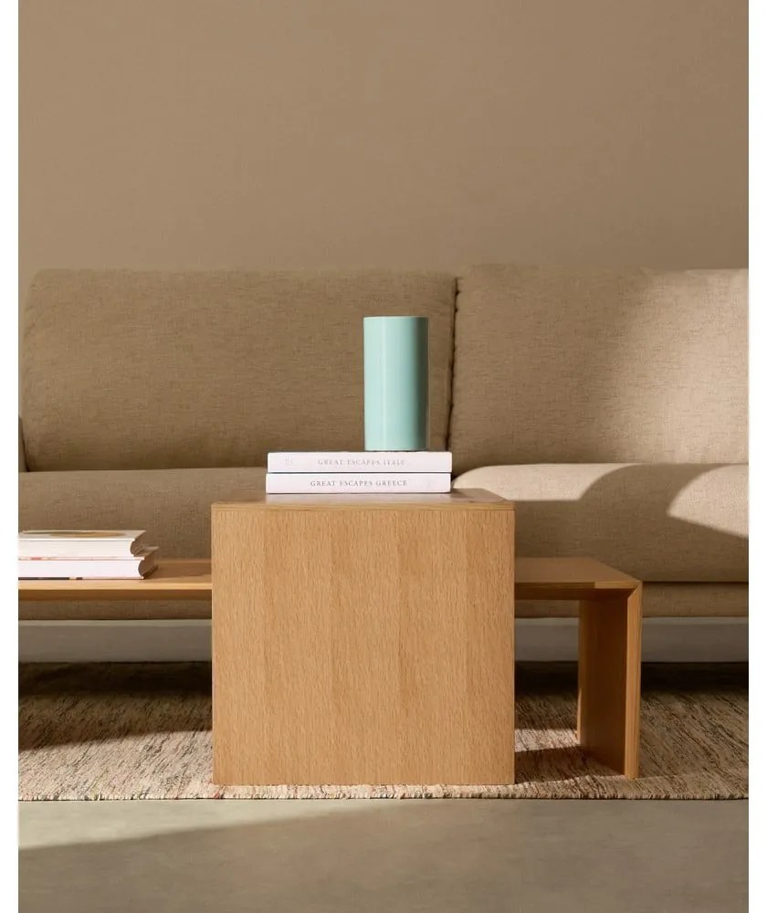 Odkladací stolík v dekore duba 40x55 cm Litto – Kave Home