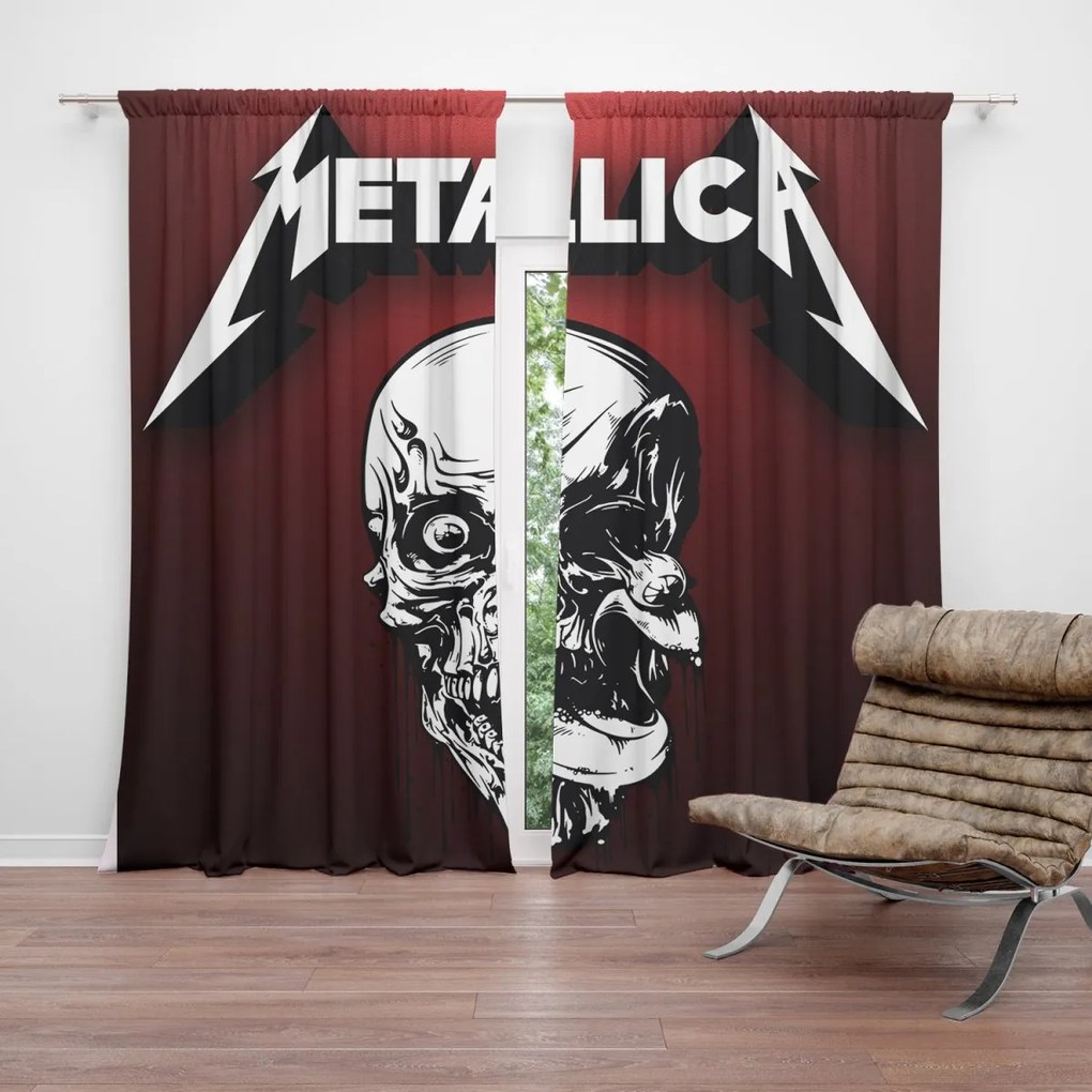 Sablio Záves METALLICA Death metal: 2ks 140x250cm