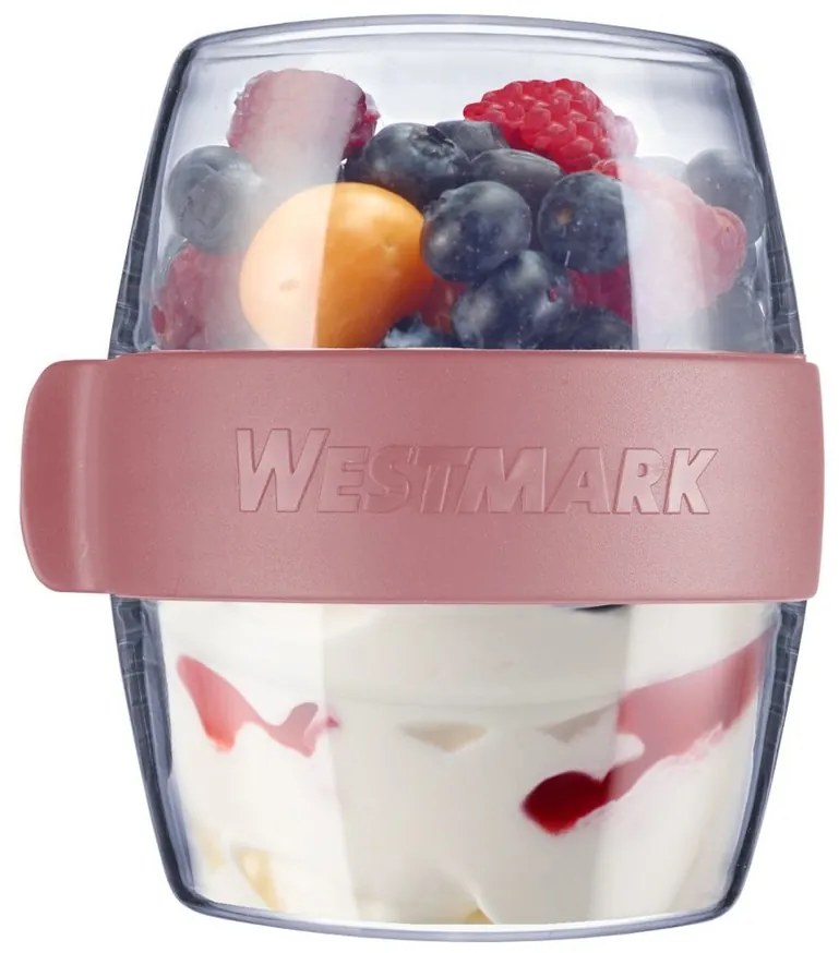 Westmark Dvojdielna dóza na desiatu MAXI, 700 ml, ružová