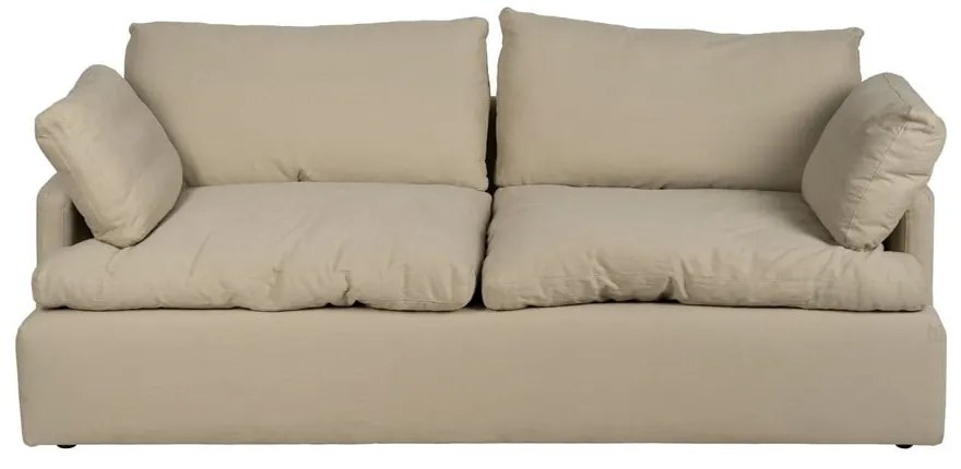 Béžová ľanová pohovka 212 cm – Ixia