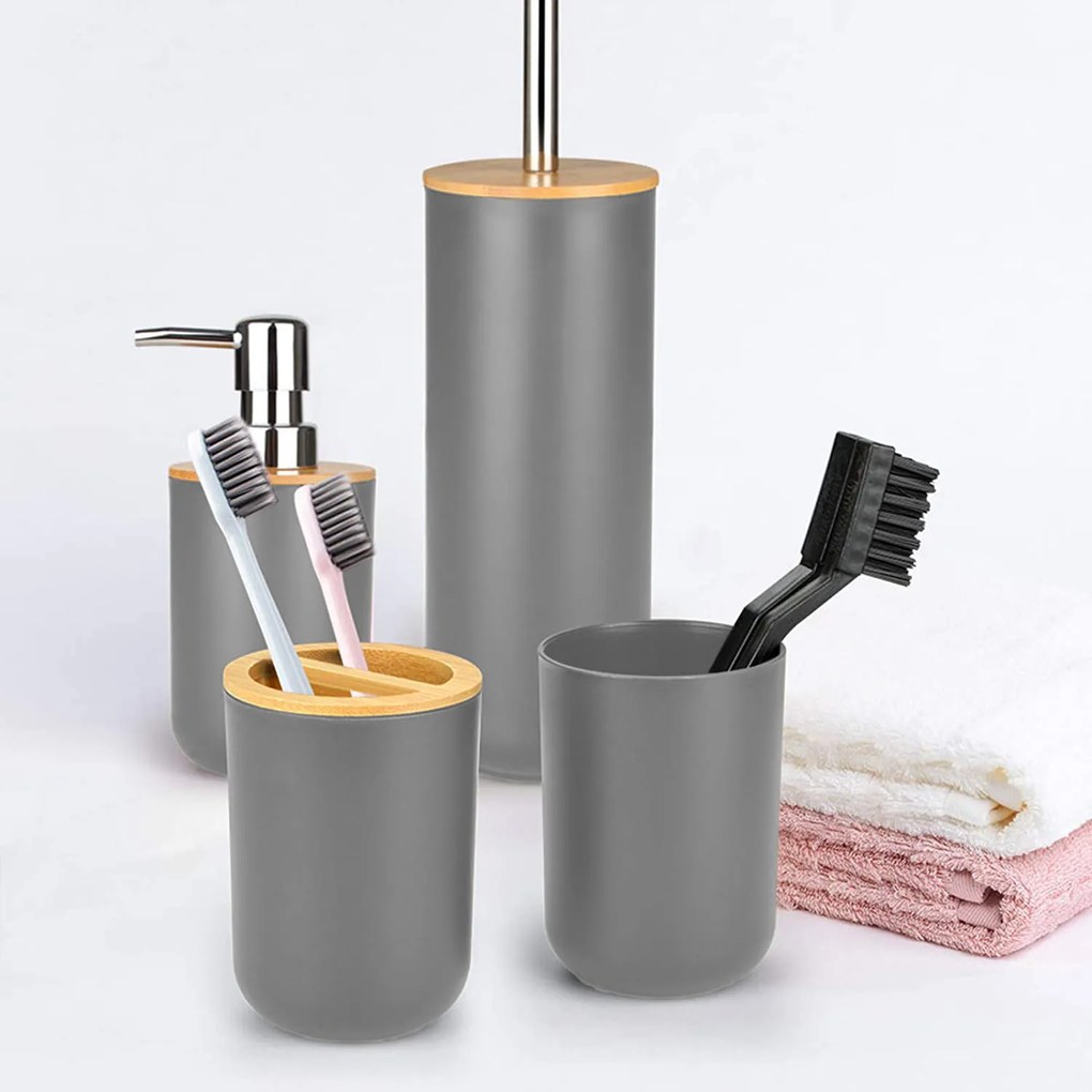 Dekorstudio Kúpeľňový set 6 dielny - sivý