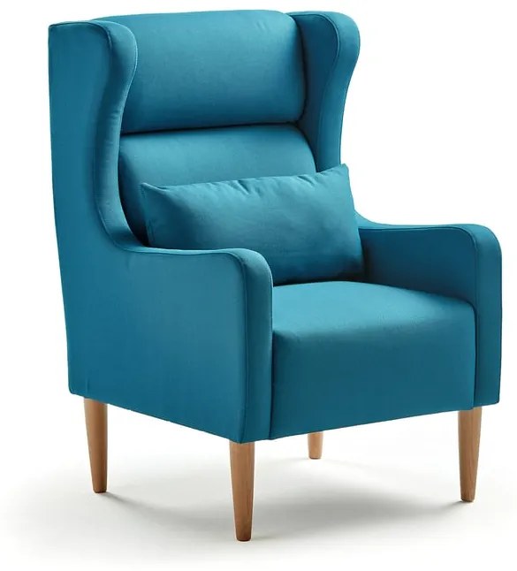 Kreslo LUCKY, látka Repetto, aqua blue