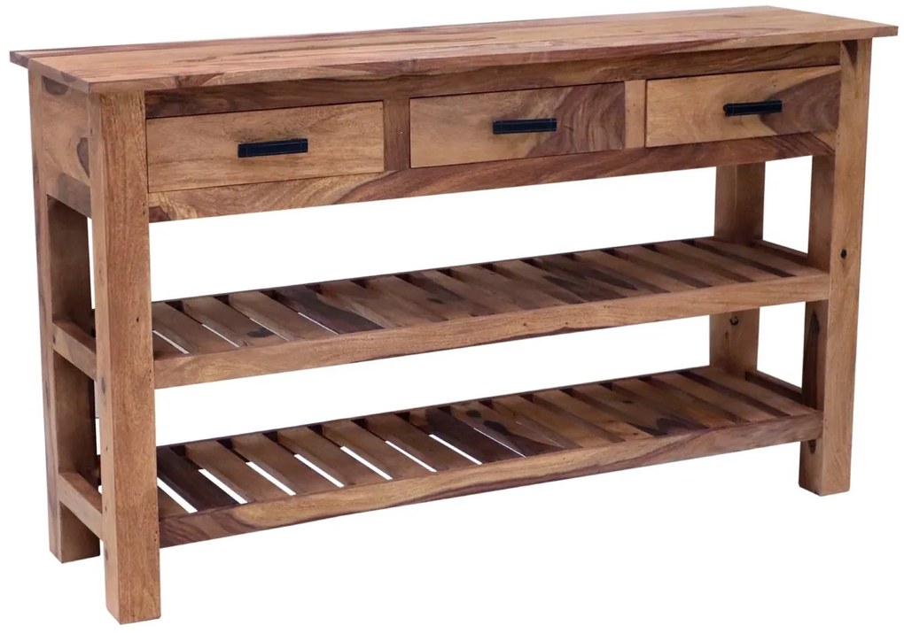 furniture-nabytek.cz - Konzolový stolek masiv 130x35x75 z dřeva palisandr