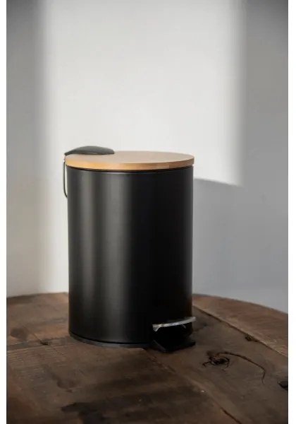 WENKO 24696100 - Kôš TORTONA 17x21 cm čierna/hnedá