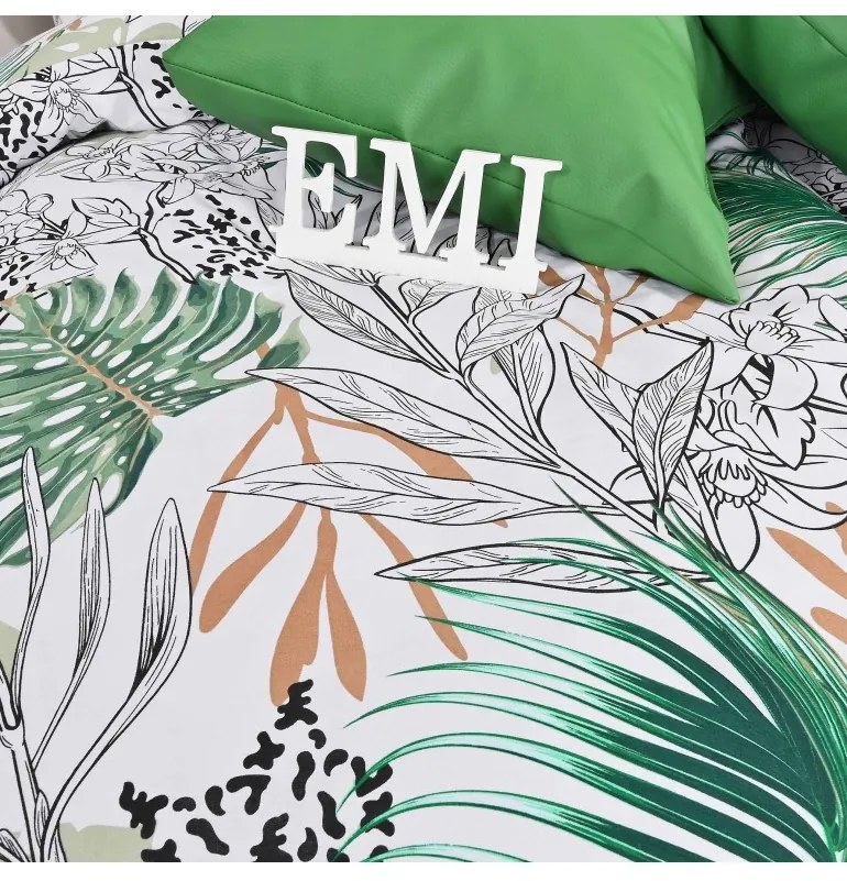 Obliečky bavlnené Botanic EMI, Vankúš 70x90