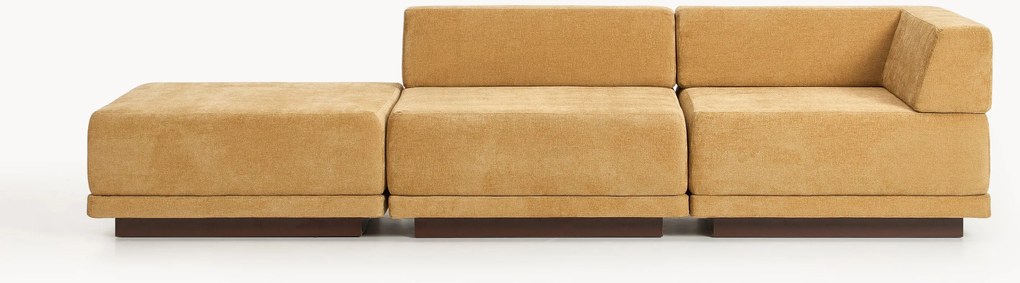 Modulárna pohovka's podnožkou Colin (4-miestna)