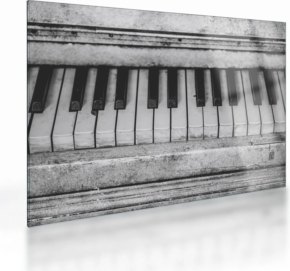 Sklenený obraz - Piano (70x50 cm)