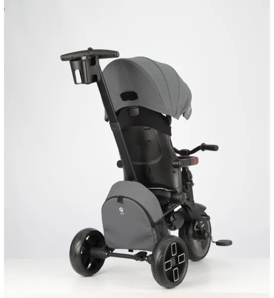 QPlay - Detská trojkolka 7 v 1 COMFO MAX sivá