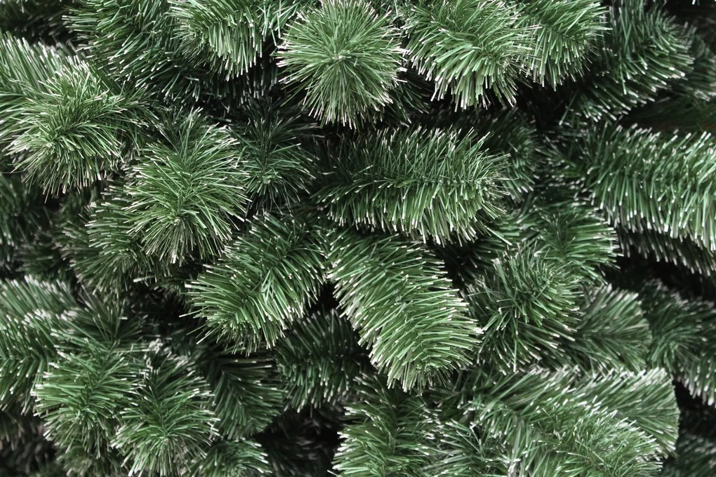 JAKS VIANOČNÝ STROMČEK JEDĽA LUX - ZELENO - BIELA 100CM